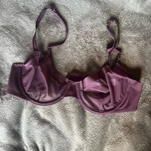 Stunning Mesh Mauve Bra